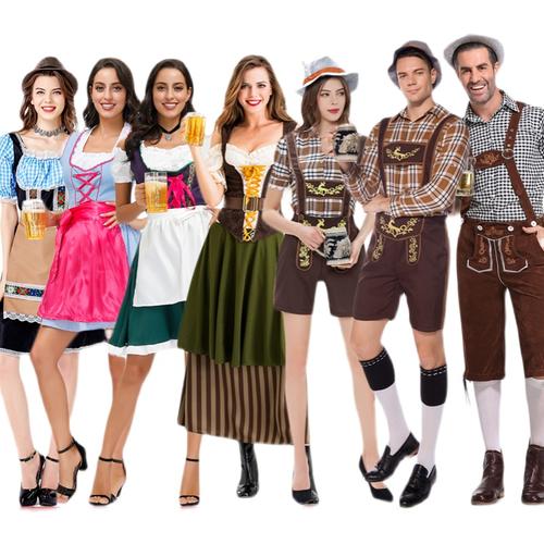 万圣节服装cos德国啤酒节cosplay衣服男女巴伐利亚传统服饰